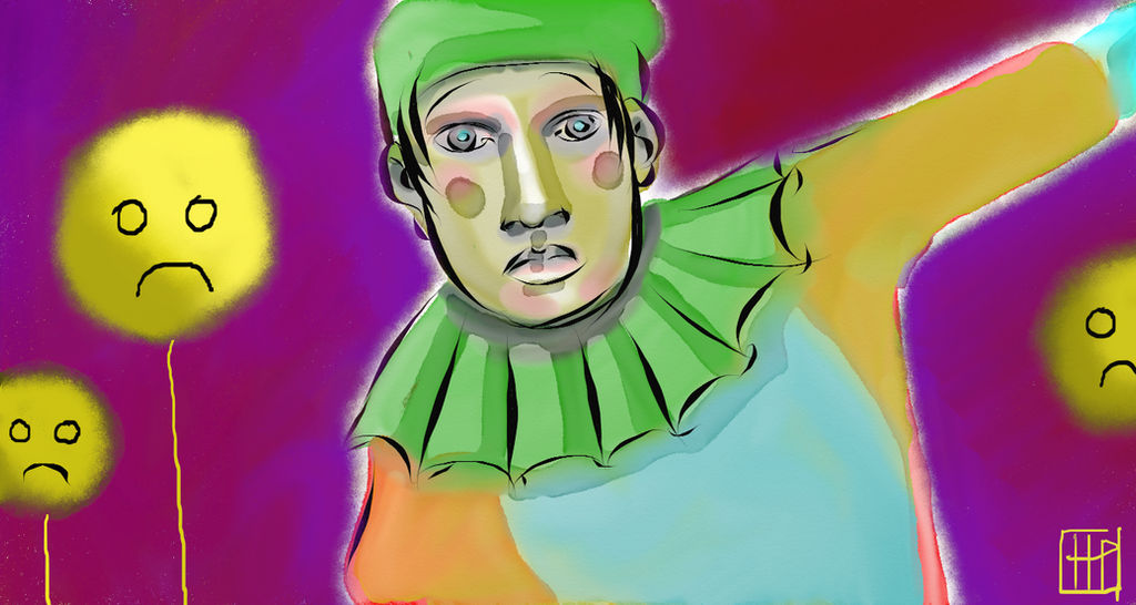 Sad Clowder sad clown by stadium158 on DeviantArt
