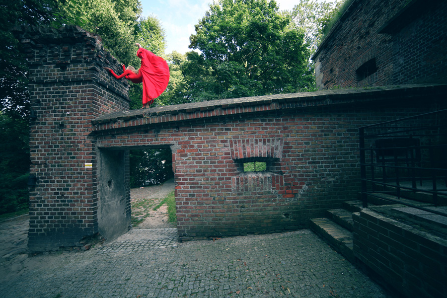 Woman In Red