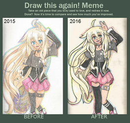 Draw this Again! Meme: IA