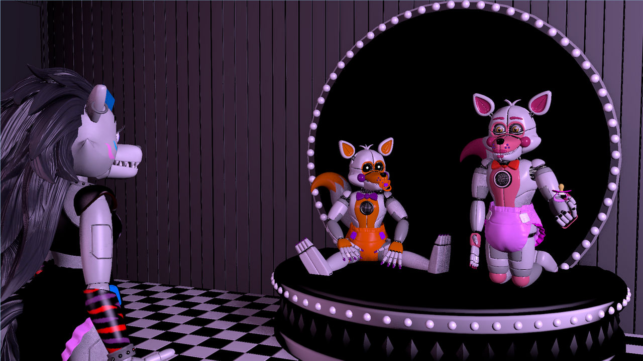 Pixilart - funtime foxy and Lolbit by 672846