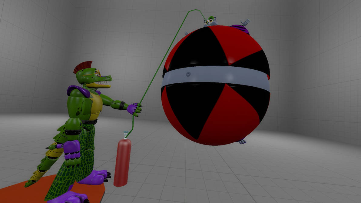 Monty Python Inflates Monty inflates Roxanne Wolf by braydenhalo on DeviantArt