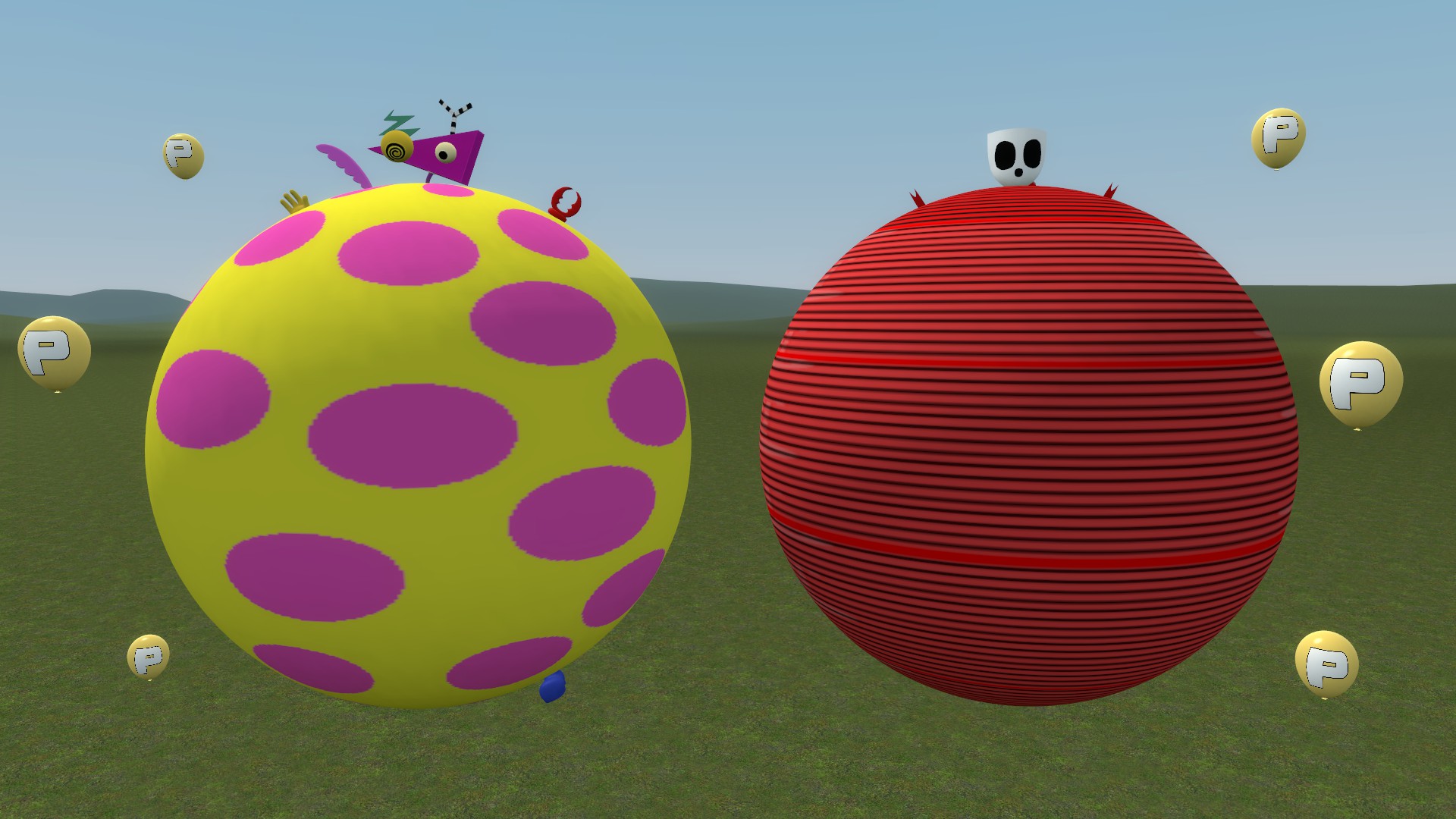 Zooble and Gangle Blown Up By P Balloons by braydenhalo on DeviantArt