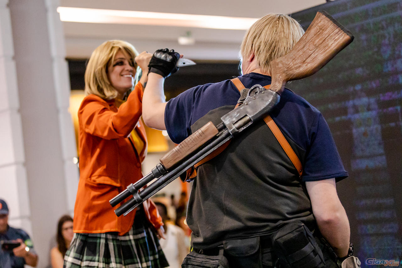 Ashley and Leon | Resident Evil 4 - remake by IrisJovem on DeviantArt