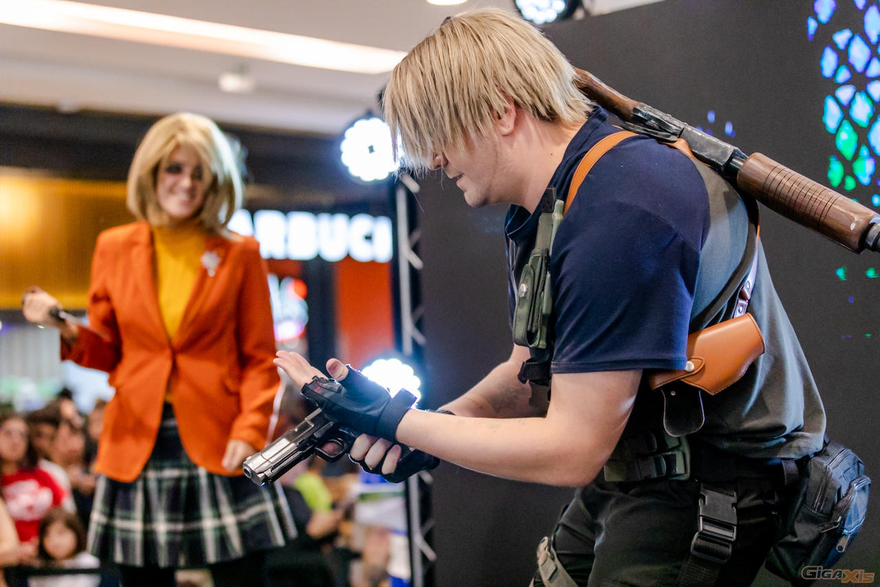 Ashley and Leon | Resident Evil 4 - remake by IrisJovem on DeviantArt