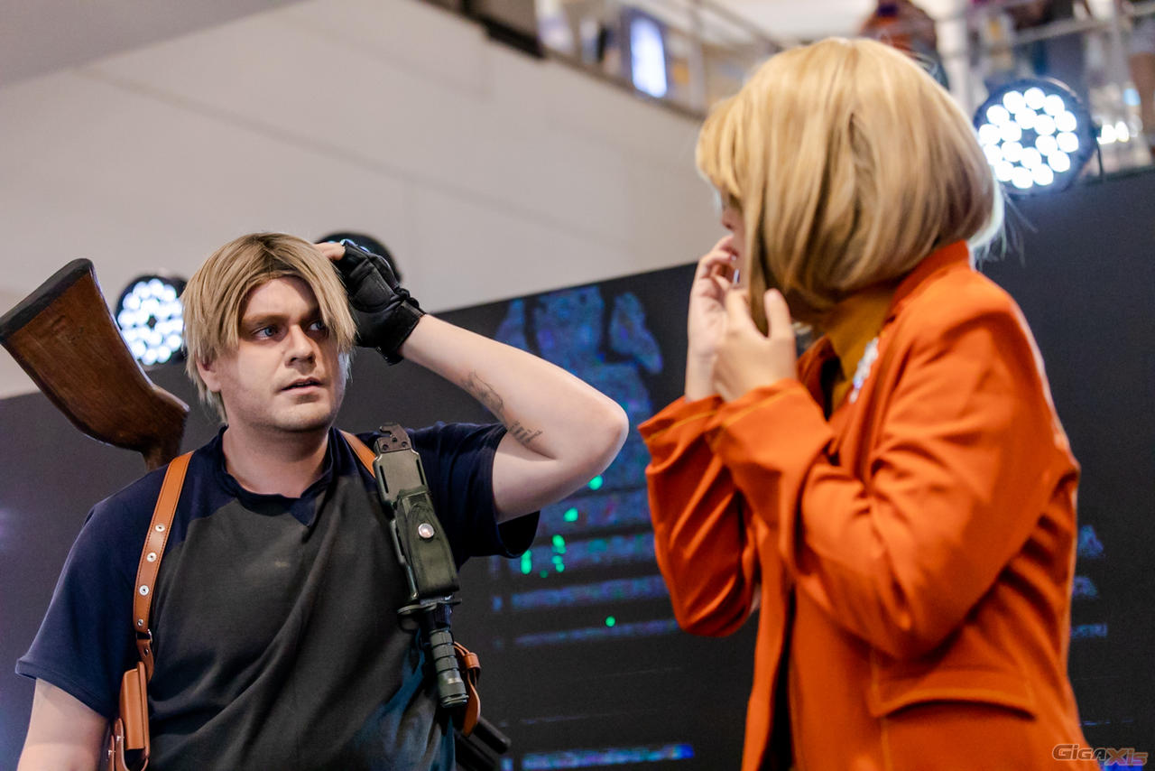 Ashley and Leon | Resident Evil 4 - remake by IrisJovem on DeviantArt