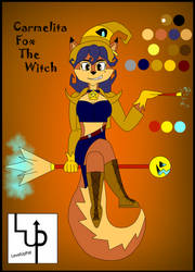 Carmelita Fox the witch (Sly Cooper Halloween AU)