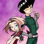 Rock Lee and Skaura