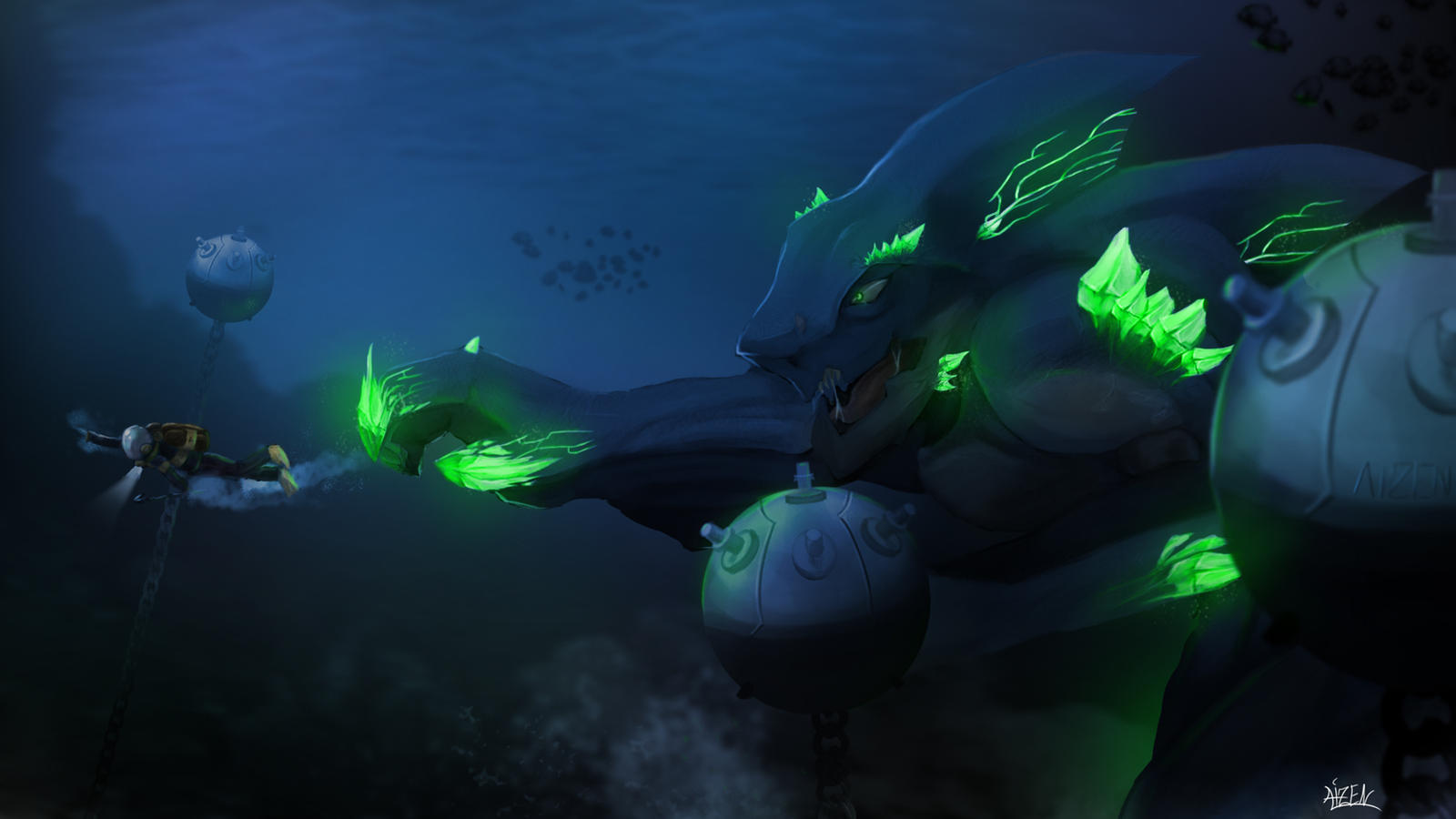 Deep Trouble Deviantart Deep Trouble by AizenArt on DeviantArt