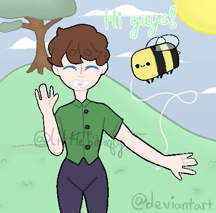 Tubbo with his bees🥺💛