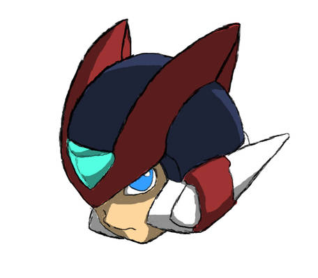 Megaman Zero face and helmet