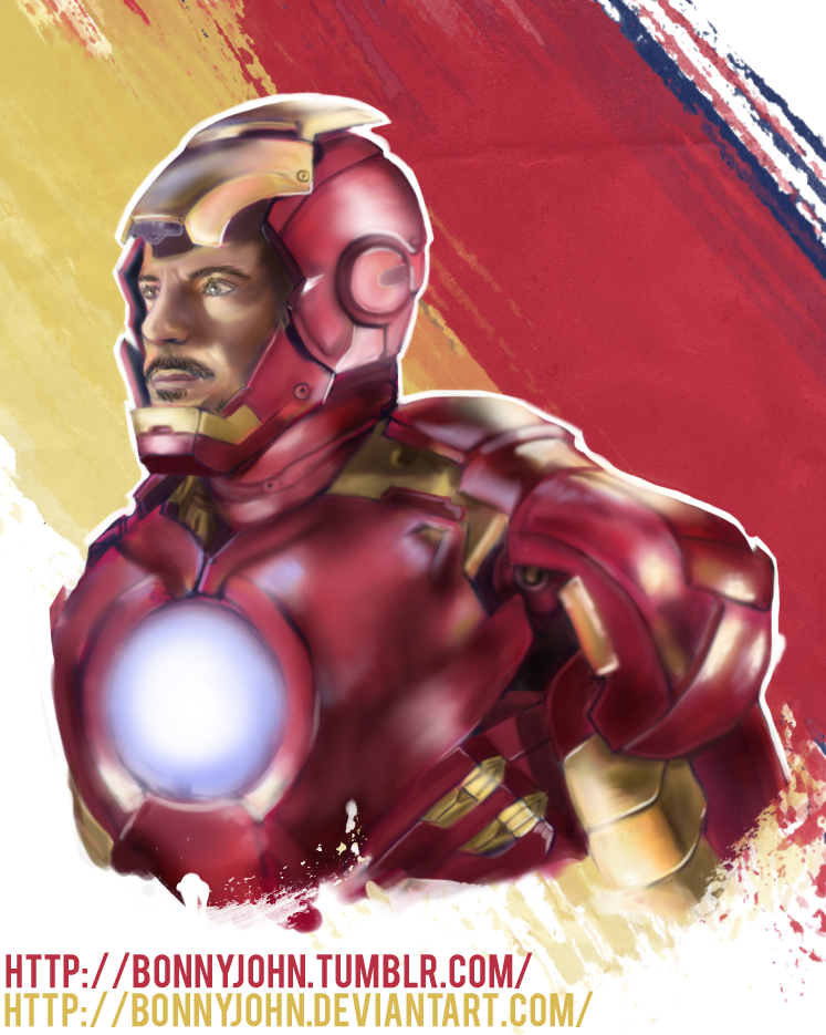 RDJ as Iron Man w/ Speed Painting