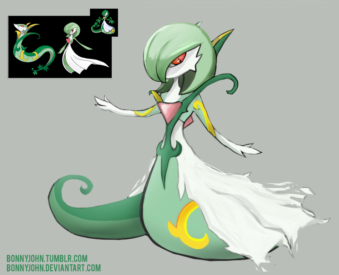 Pokemon Fusion 9 SERDEVOIRE (Gardevoire+Serperior)