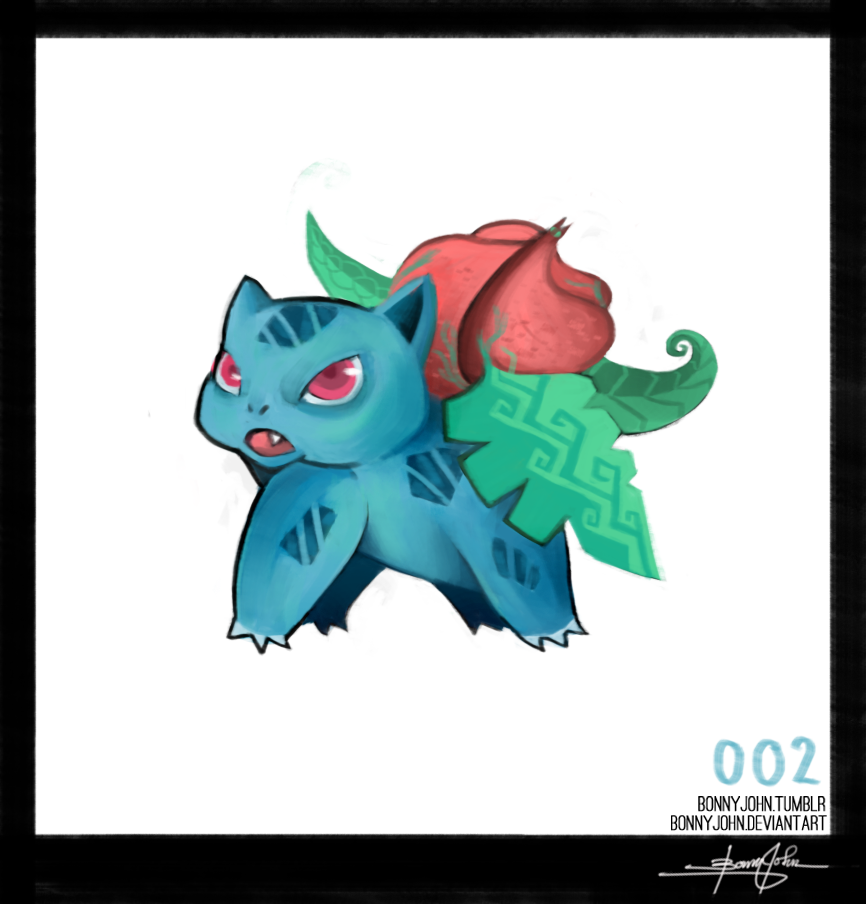 Ivysaur - Pokemon One a Day! by BonnyJohn