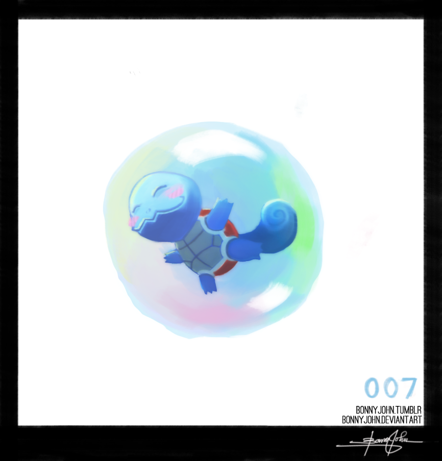Squirtle ! Pokemon One a Day! by BonnyJohn