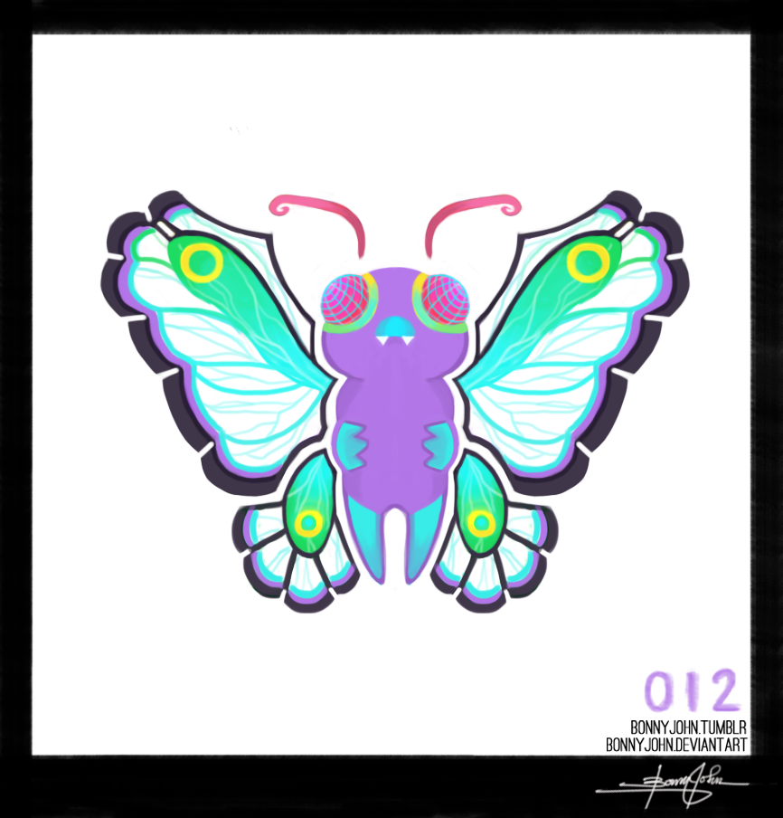 Butterfree! Pokemon One a Day by BonnyJohn