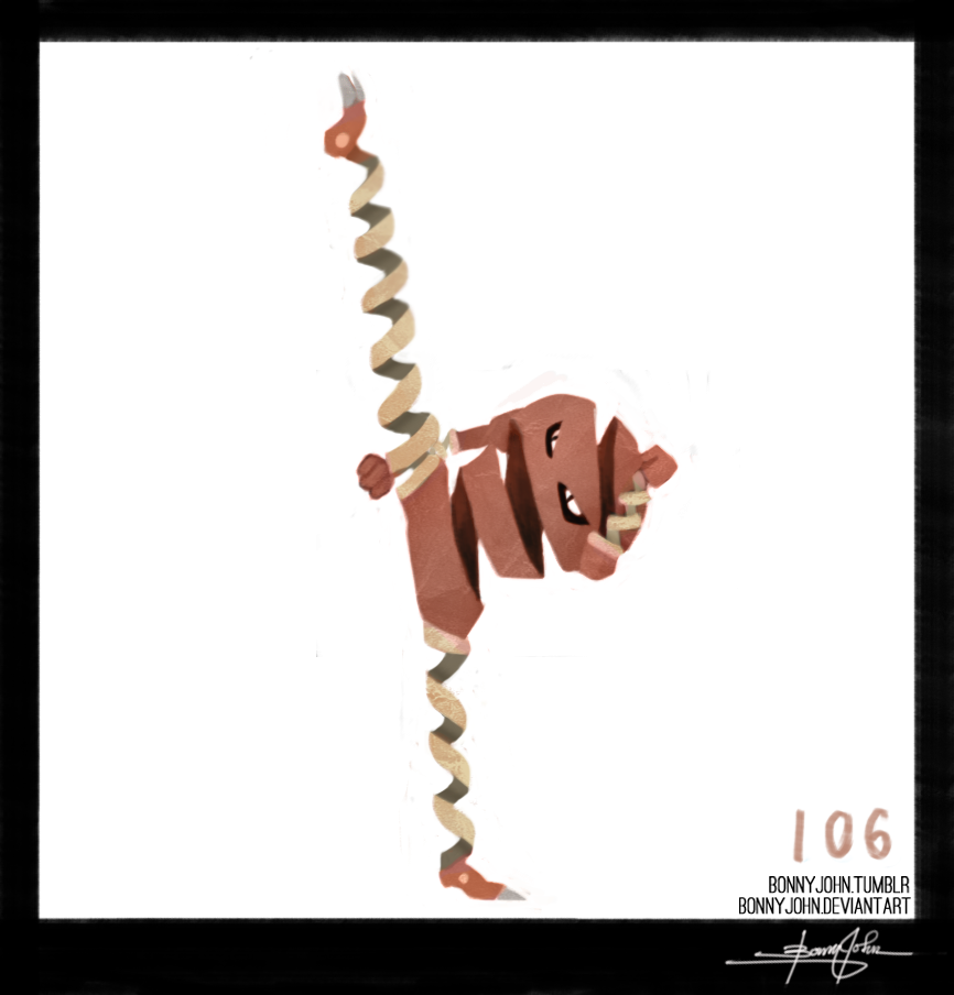 Hitmonlee!  Pokemon One a Day!