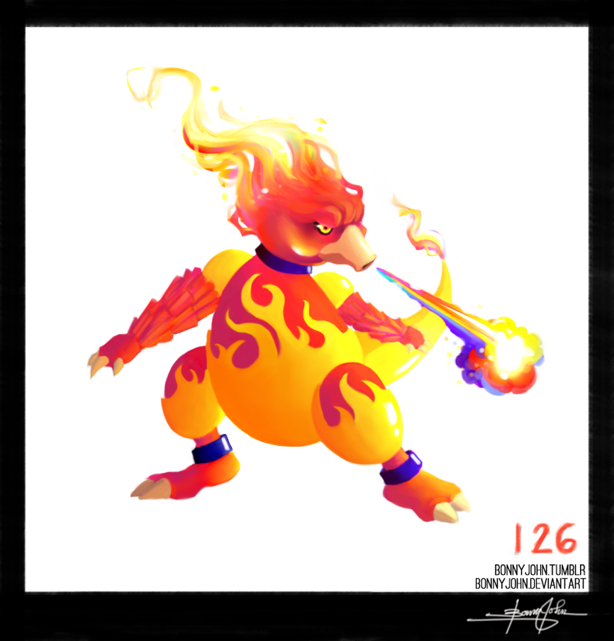 Magmar!  Pokemon One a Day!