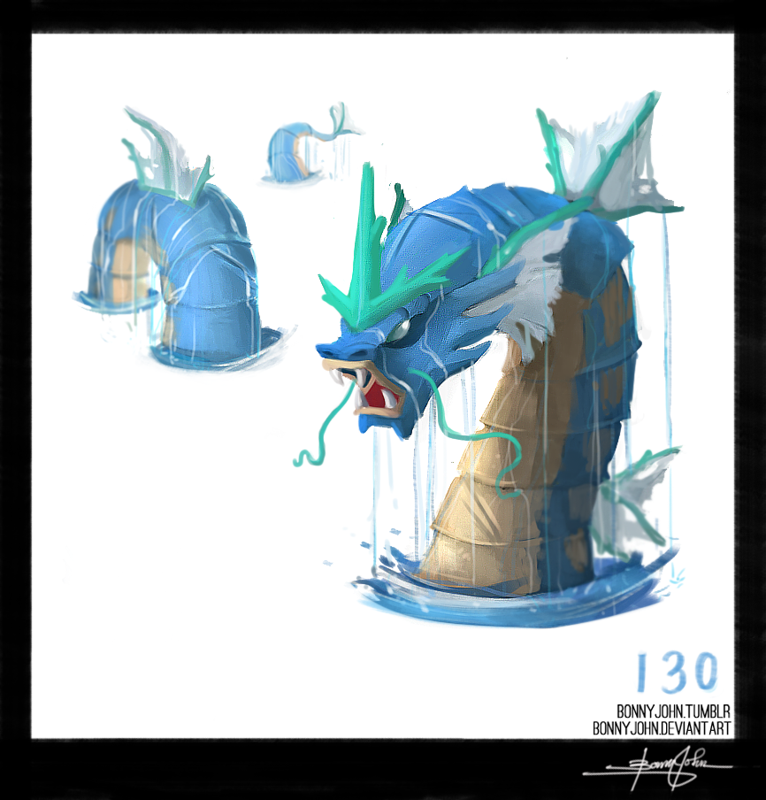 Gyarados!  Pokemon One a Day!