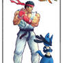 Ryu x Lucario - Pokemon x Street Fighter!