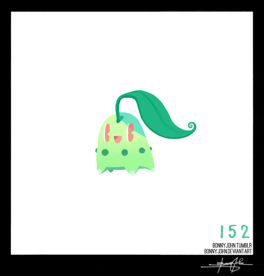 Chikorita!  Pokemon One a Day, Series 2!