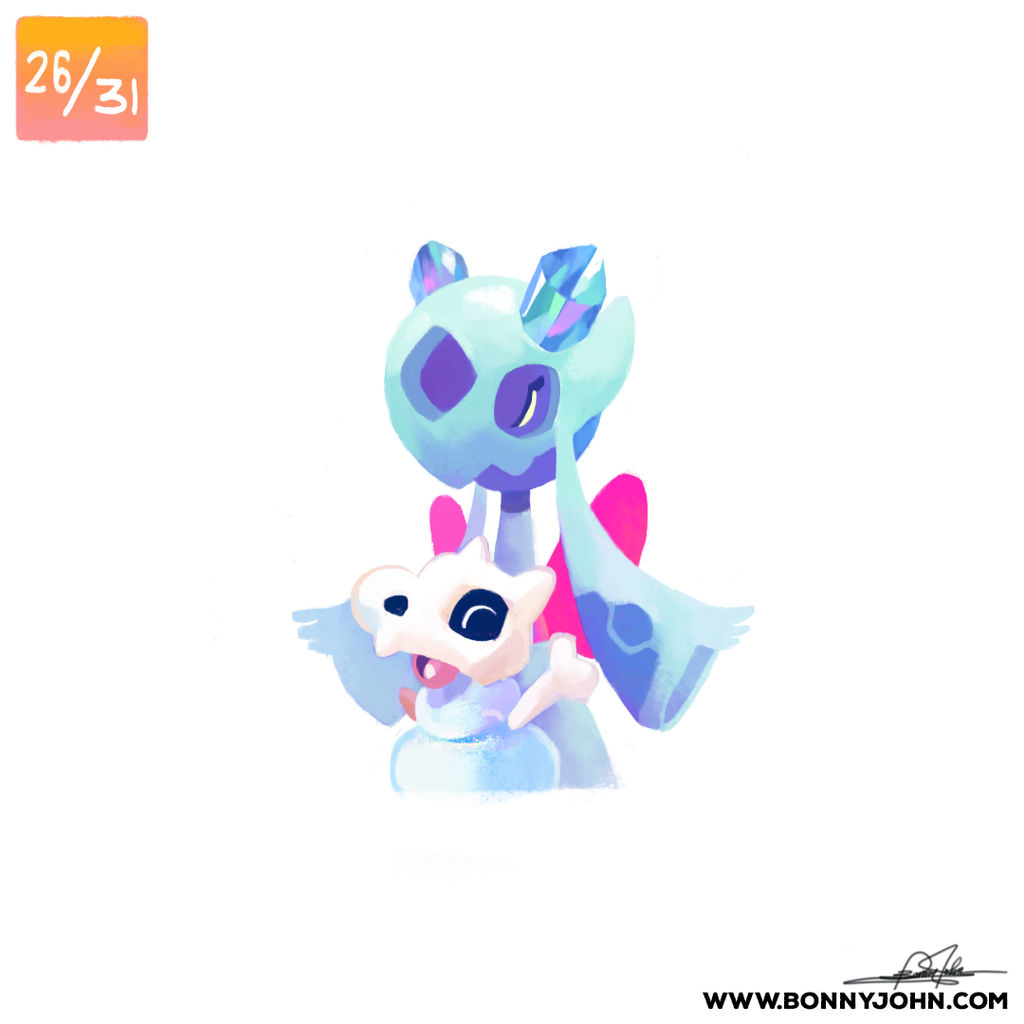10/26 - Cubone and Froslass! by BonnyJohn
