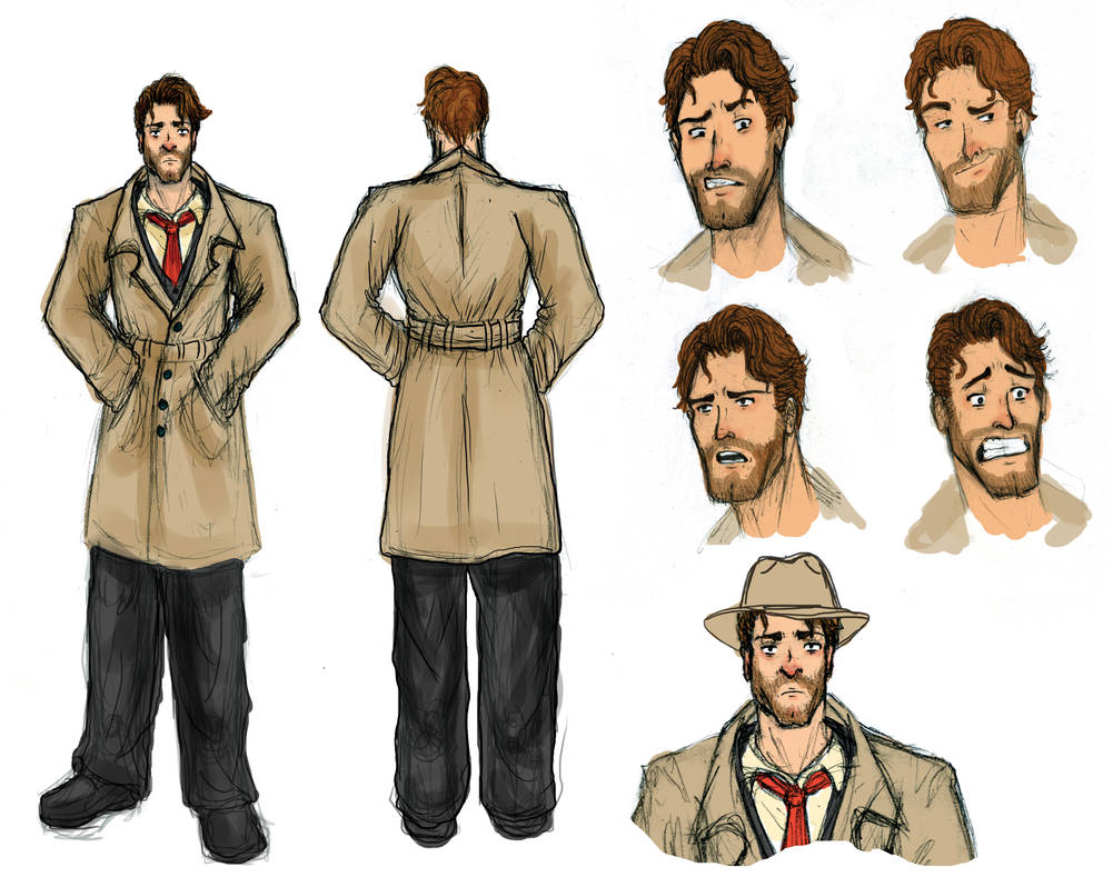 Detective Harvey Character Sheet by Brittney-Emory on DeviantArt