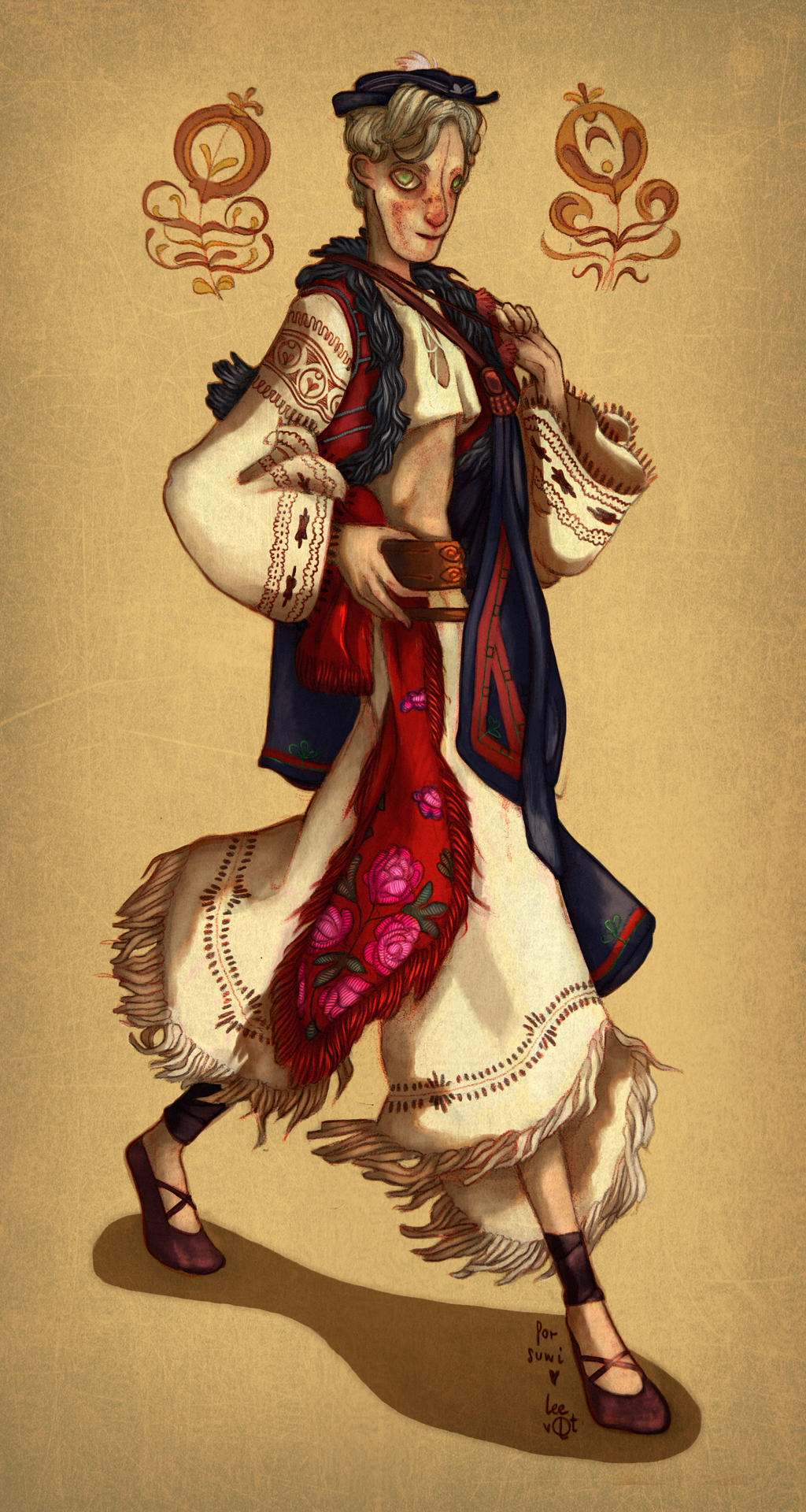 Traditional Slovak costume - AT with s-u-w-i by leevolt on DeviantArt