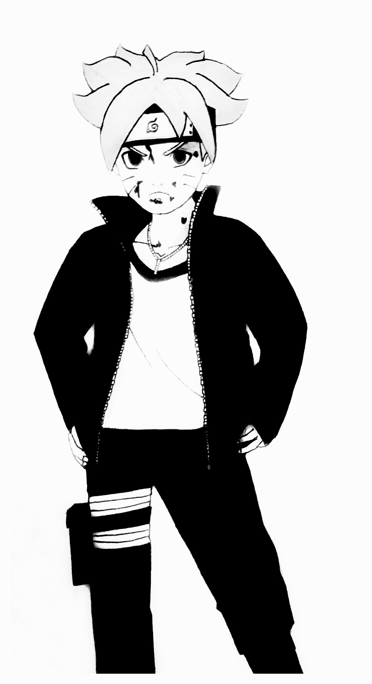 Boruto Uzumaki ( Boruto Naruto next generation ) by DarkClover11 on