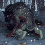 Werewolf in winter