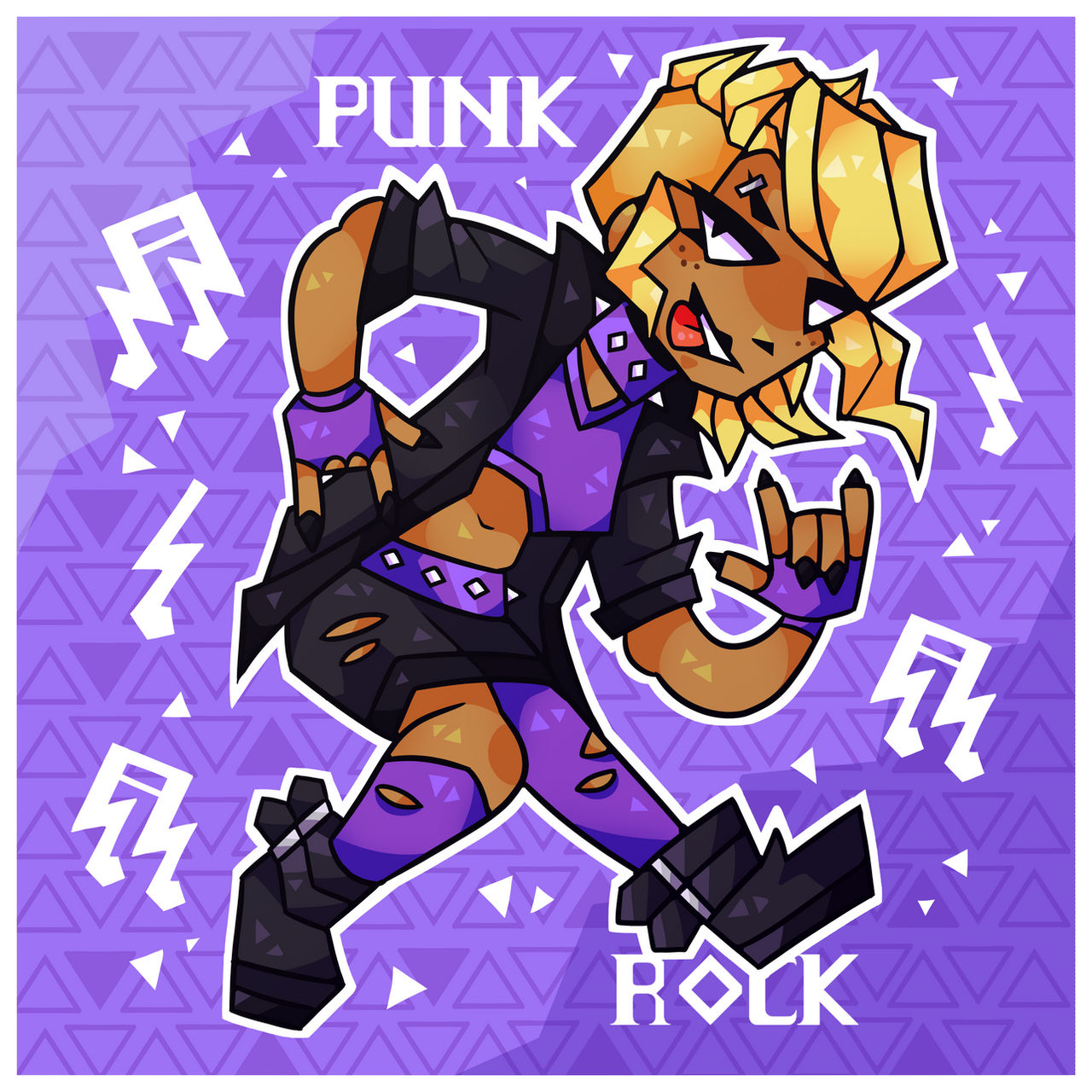 Punk Tech Deviantart Punk Rocking by TrickyToonTrove on DeviantArt