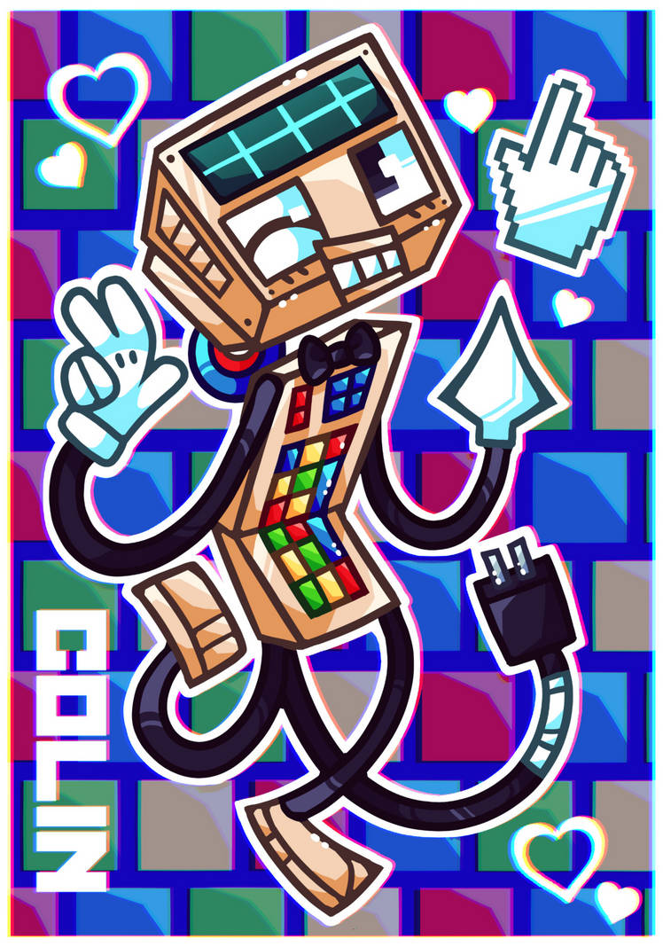 Colin The Computer by TrickyToonTrove on DeviantArt