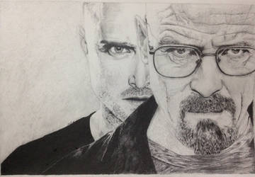 Walter White and Jesse Pinkman