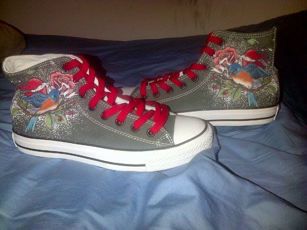 My awesome converse