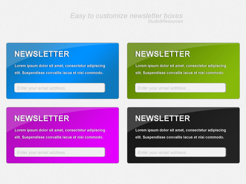 Newsletter Boxes by KRONTM on DeviantArt