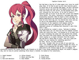 Fire Emblem Three House CYOA TG Caption