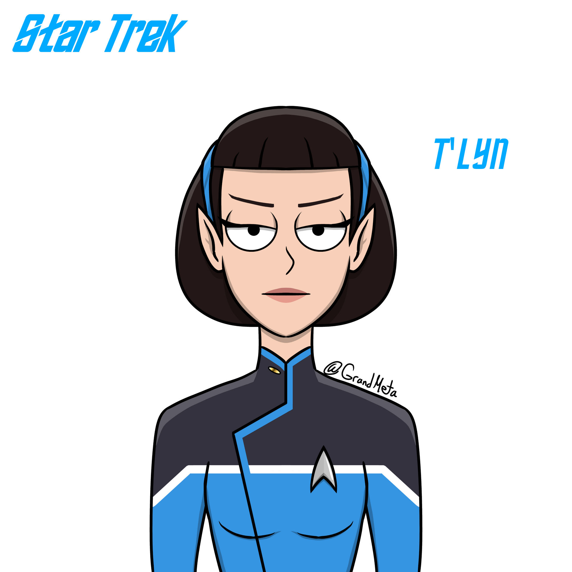 T Lyn T'lyn - Star Trek Lower Decks by GrandMeta on DeviantArt