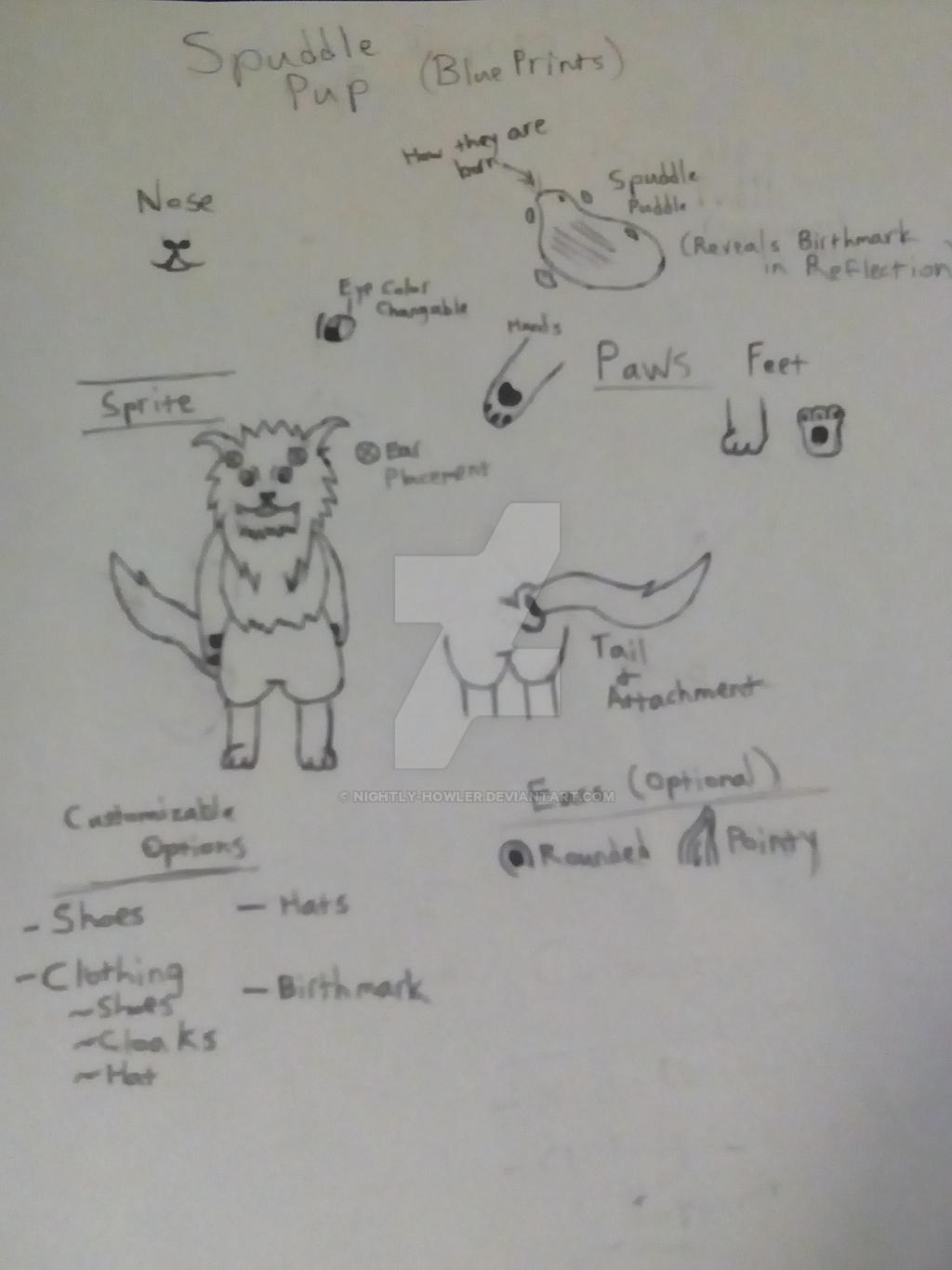 New Spuddle Pup Species (Free-Limited) by Nightly-Howler on DeviantArt