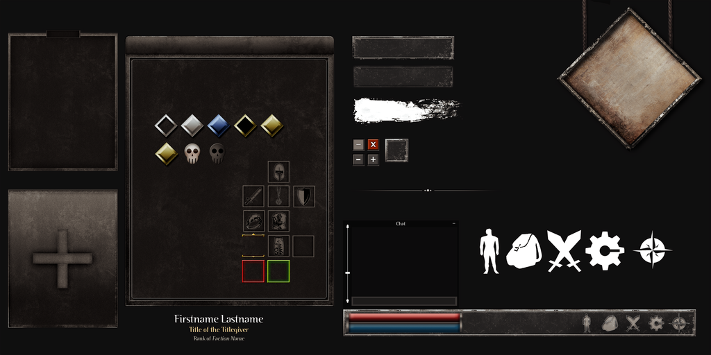 Medieval Fantasy GUI for Conflux Games by GreyPWalker on DeviantArt