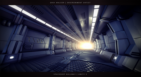 Spaceship Hallway - Unity 5