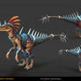 Armored Raptor 3D Model