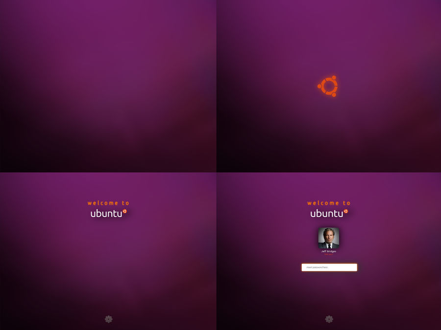 Ubuntu Boot And Log In Concept