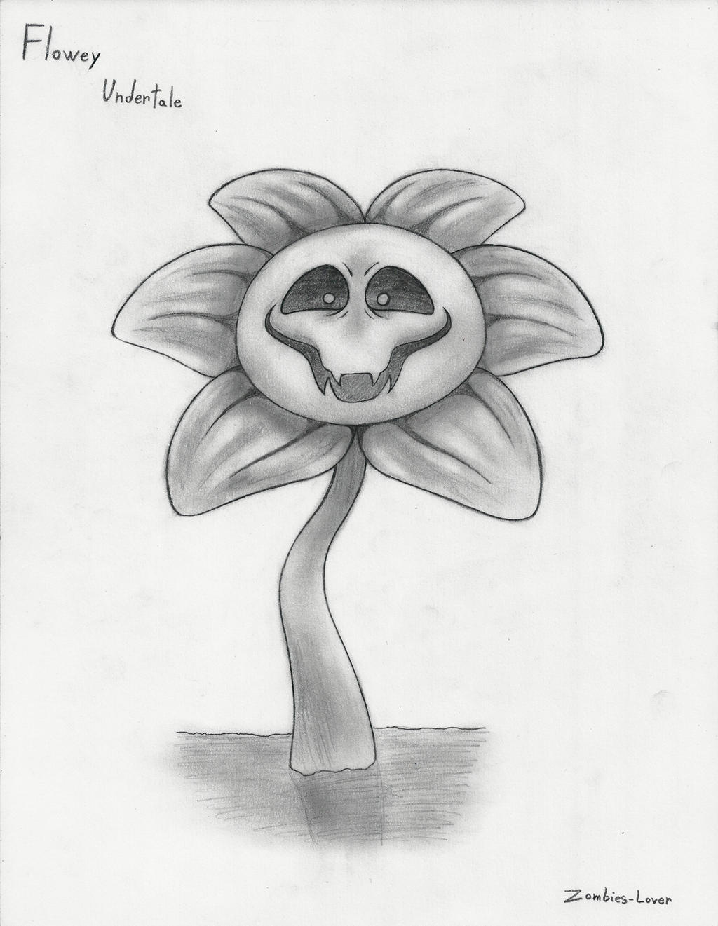 Undertale Flowy Flowey Undertale by zombies-lover on DeviantArt