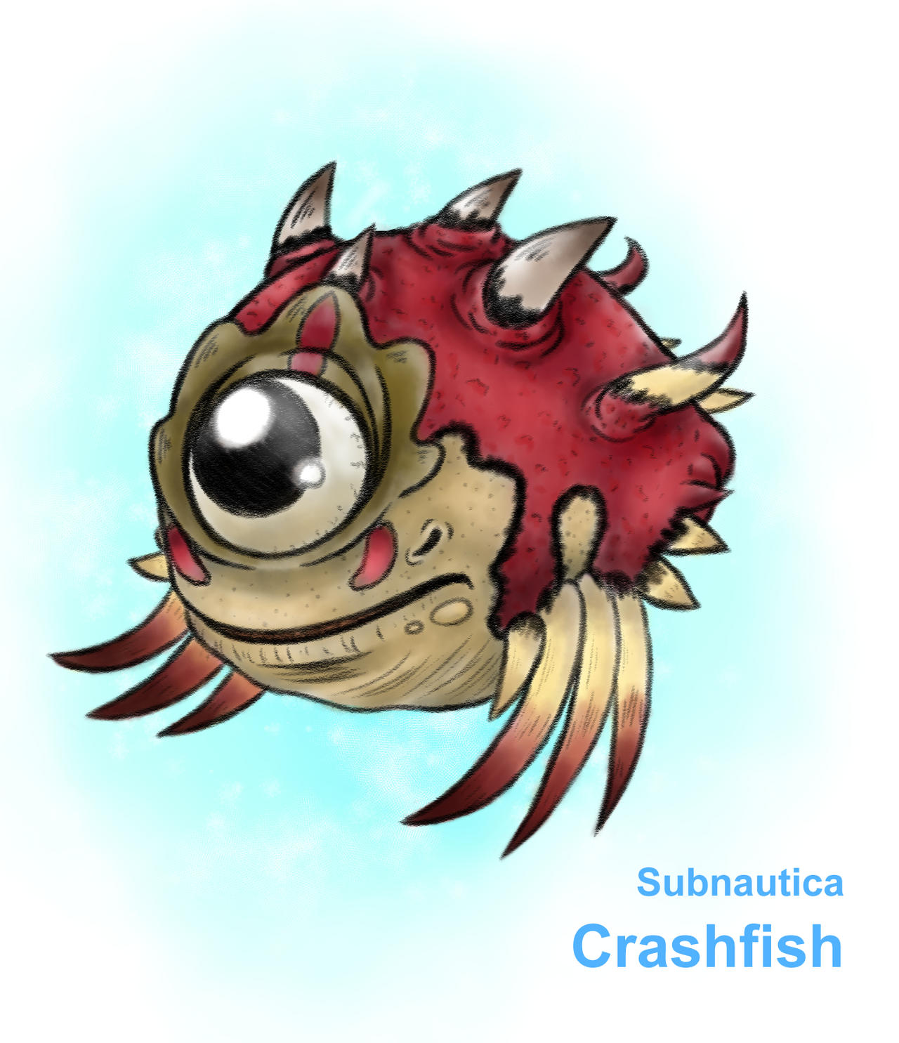Crashfish Subnautica by zombies-lover on DeviantArt