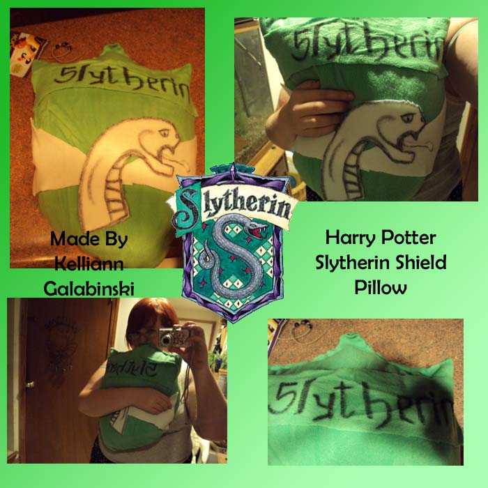 Harry Potter Slytherin Pillow