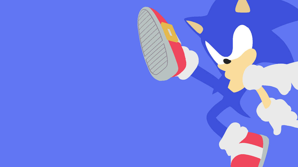 Sonic Minimalist Wallpaper 1080p by Sp5rky on DeviantArt