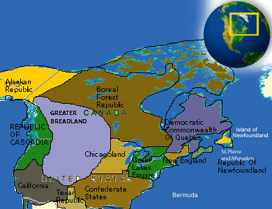 Future map of north america by bcasey25raptor on DeviantArt