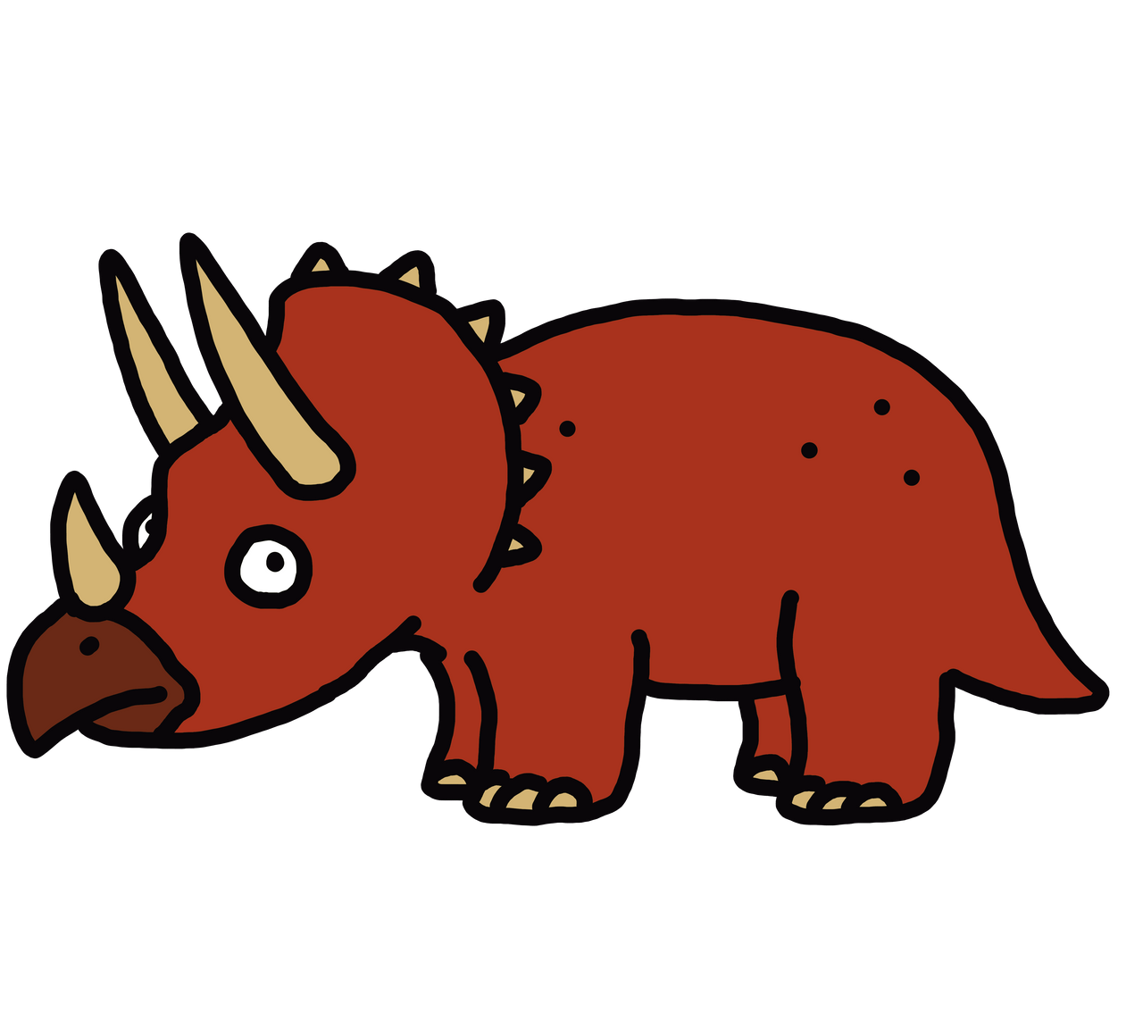Cartoon Triceratops By Smileygoblin On Deviantart