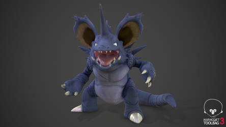 Lowpoly Nidoking - Shiny