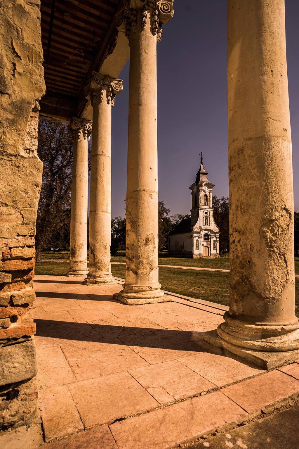 Chapel and columns