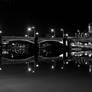 Princes Bridge BW Night